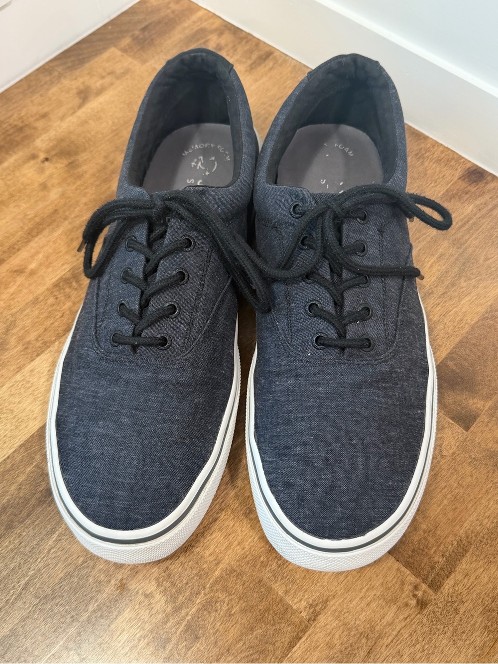 Sperry Dark Navy Canvas Lace-Up Sneakers